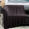 Black Strip 100% Cotton Throw (7593449717960)