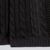 Black Strip 100% Cotton Throw (7593449717960)